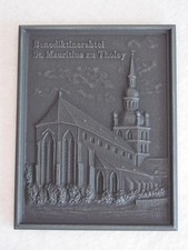 Halberg Guss Benediktinerabtei St. Mauritius zu Tholey Relief-Gusseisen