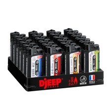 DJEEP Reibradfeuerzeuge mit bis zu 3.500 Zündungen in 4 „Tape“-Designs mit einzi