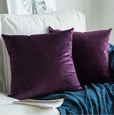 2er Set Samt Kissenbezug