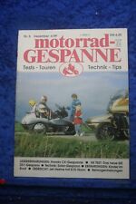 Motorrad Gespanne Nr. 5 4/89 Honda CX Gespanne MZ 251 Zündapp KS750 LeMans K1