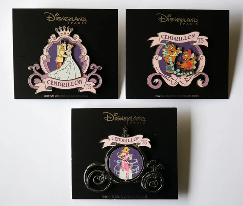 Set pins cinderella 75th - cinderella,