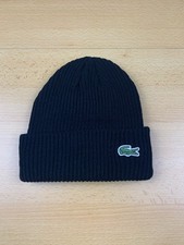 Schwarze Lacoste Mütze Herren