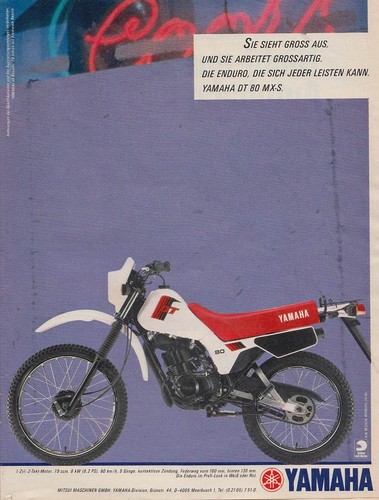 Yamaha reklame - 80,