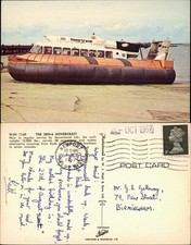 Luftkissenboot Hovercraft SRN-6 Hochsee  1967   gelaufen mit Stempel NEWPORT