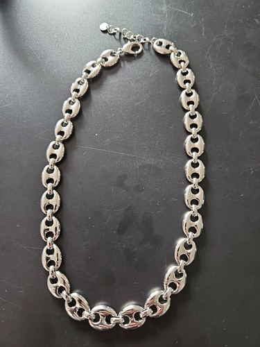 Collier silber rhodiniert - collier,