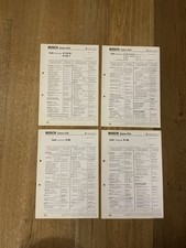 4xOrig. FAHR Traktor Prospekt Brochure Schlepper Landmaschinen Oldtimer Deutz F9