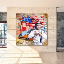ACRYLGLAS WANDBILD STEVE