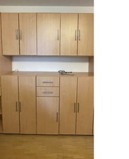 Büromöbel Aktenregal Schrank Büroschrank Hängeregal Kombischrank Buche