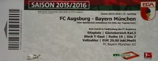 Ticket bundesliga 2015 fc - 2015/16,
