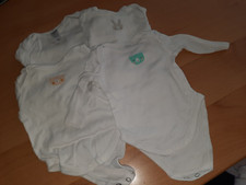 4 Bodys,  Babyclub C&A, Gr. 56, Langarm, Baumwolle, neuwertig