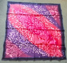 Einzigartiges Seidentuch Javana Handarbeit Unikat 100% Seide