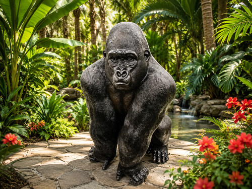 Xxl gorilla deko - gorilla,