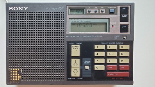 Sony icf 7600ds - sony, vintage