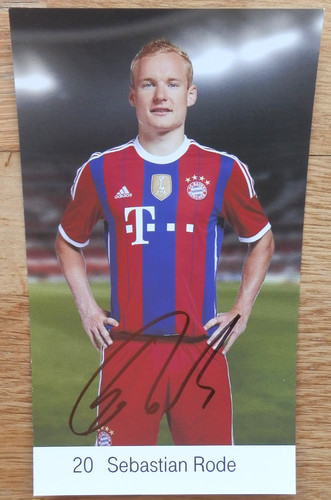 Autogrammkarte bayern - autogrammkarte:, fc