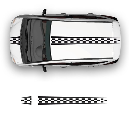 Aufkleber motorhaubenstreifen - aufkleber,