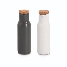 Essig-/Ölflasche Keramik/Kork