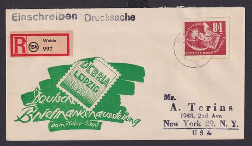 Ddr brief 272 aus block - ddr,
