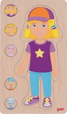  / Schichtenpuzzle Mädchen /