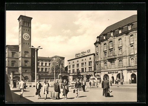 Erfurt bahnhofsvorplatz mit - erfurt,,