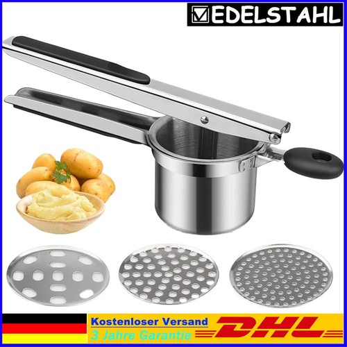 Edelstahl kartoffelpresse - edelstahl,
