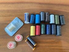  Konvolut Allesnäher Nähgarn Goldafil Seraton + unsichtbarer Faden Ackermann