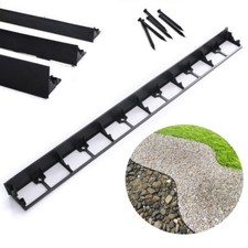 Rasenkante Pflasterstein Beeteinfassung Mähkante Kantenstein 45 58 78mm + Nägel