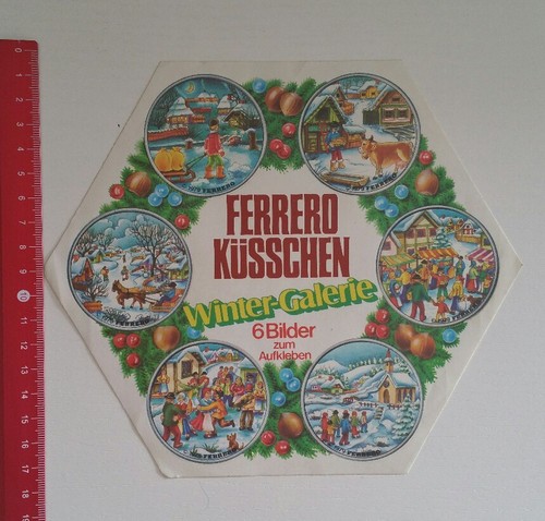 Aufkleber sticker ferrero - a4:,