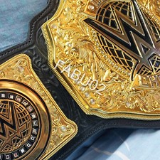 Neu Schwergewicht Meisterschaft Gürtel Wrestling Titel 6mm dick Metall Lederband