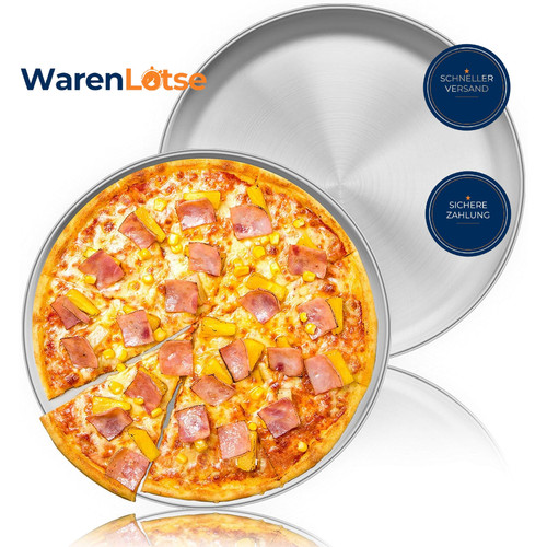 Pizzablech edelstahl 30cm - edelstahl,