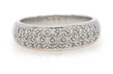 CHRIST Größe 55 Ring 585 GOLD 14 Karat Weißgold Diamanten ZERTIFIKAT G1815/25