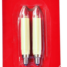 2 Stück E10 Kleinschaftkerzen