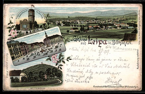 Lithographie leipa ceska - lithographie, /