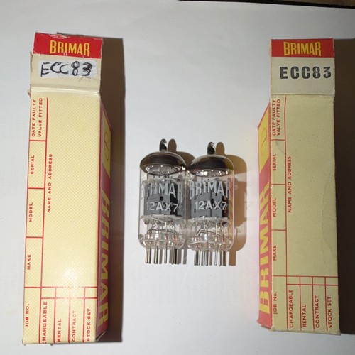 Brimar ecc83 paar nos nib - nos, test