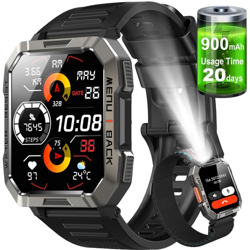 Smartwatch herren militär - smartwatch,