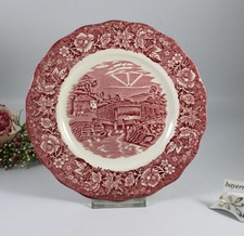 Thames River Scenes by Palissy Pottery England "Old Windsor Locks" Kuchenteller