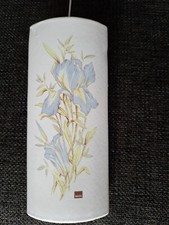 Luftbefeuchter, für Heizkörper in weiß mit hellblauer Blume, Keramik von Benta