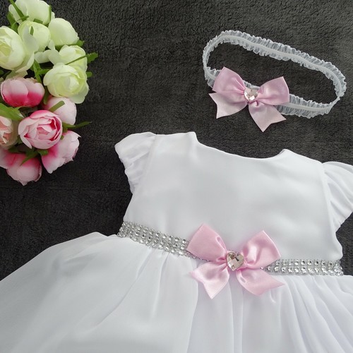 Taufkleid stirnband - taufkleid, +