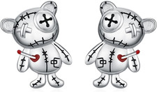 Voodoo Puppe Ohrringe Sterling