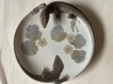 royal copenhagen Porzellan,Jugendstilschade mit Eidechsen vor 1910,