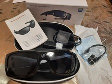 Neu OVP Sport Sonnenbrille Brille mit Foto/Video Kamera HD 1080 P Bluetooth