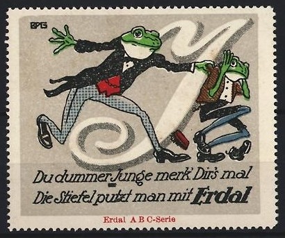 Reklamemarke erdal - reklamemarke,