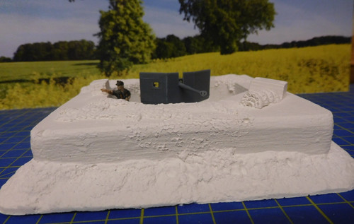 1 bunker befestigte - 1:72,,