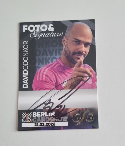 David odonkor autogramm - odonkor, karte