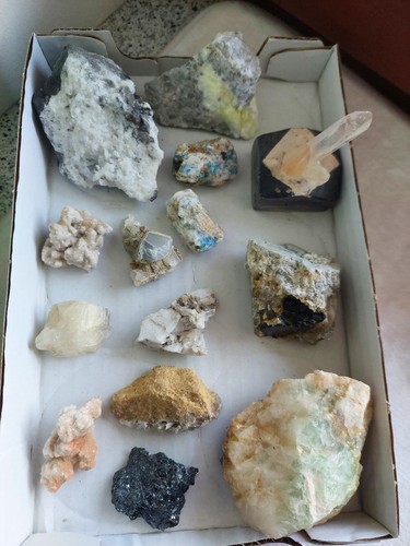 Mineralien konvolut sammlung - mineralien,