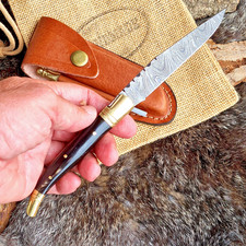 Laguiole Taschenmesser Damastmesser Damaszener Klappmesser scharf handmade (LG05