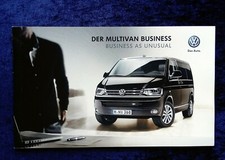 VW Bus T5 Multivan Business Prospekt 5/2012, 20 Seiten
