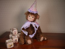 152❤️KLEINE LIEBCHEN❤️Teddy Affe 29 cm Handmade Künstlerteddy Unikat OOAK