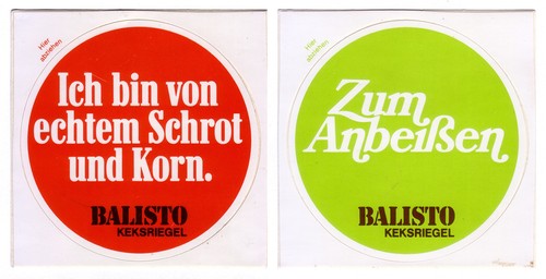 Balisto keksriegel aufkleber - 2,