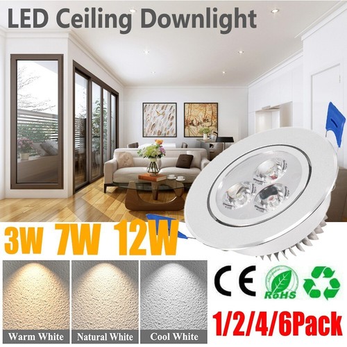 12w led einbaustrahler - 3w,