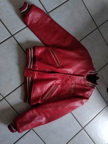 Chevignon lederjacke rot - lederjacke,
